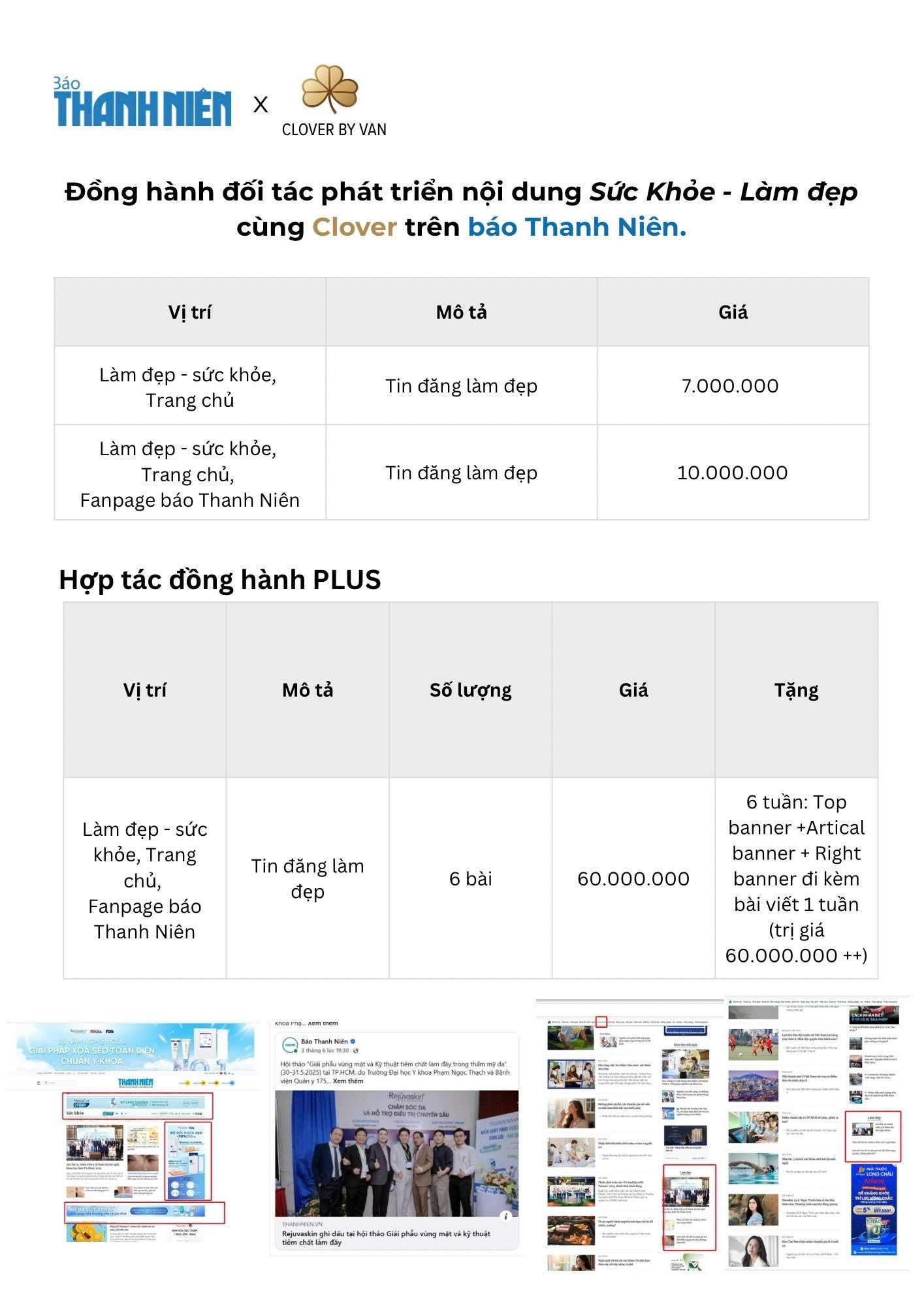 báo giá báo Thanh Niên